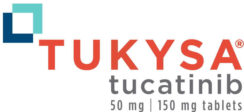 TUKYSA® (tucatinib) logo TUKYSA® (tucatinib) logo